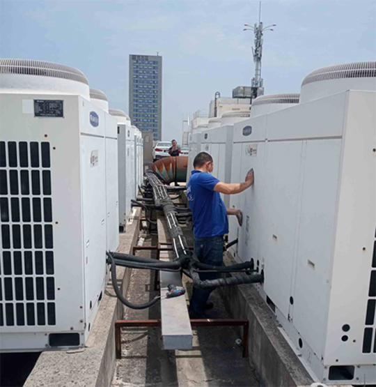 湘阴中央空调制热和不制冷系统维修方法